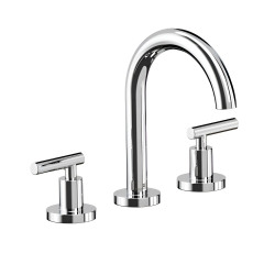 Grifería Lavatorio Apoyo  Bicomando Nivus Cromo - Hidromet