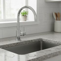 Grifería Discovery Monocomando Cocina Curvo Cromo - Hidromet