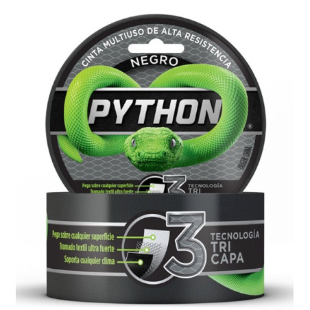 Cinta multiuso alta resistencia negro 48mmX9mts