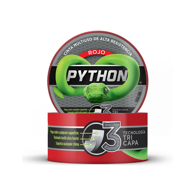 Cinta multiuso alta resistencia roja 48mmX9mts