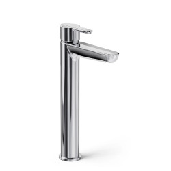 Grifería lavatorio apoyo alto monocomando Flat cromo - Hidromet