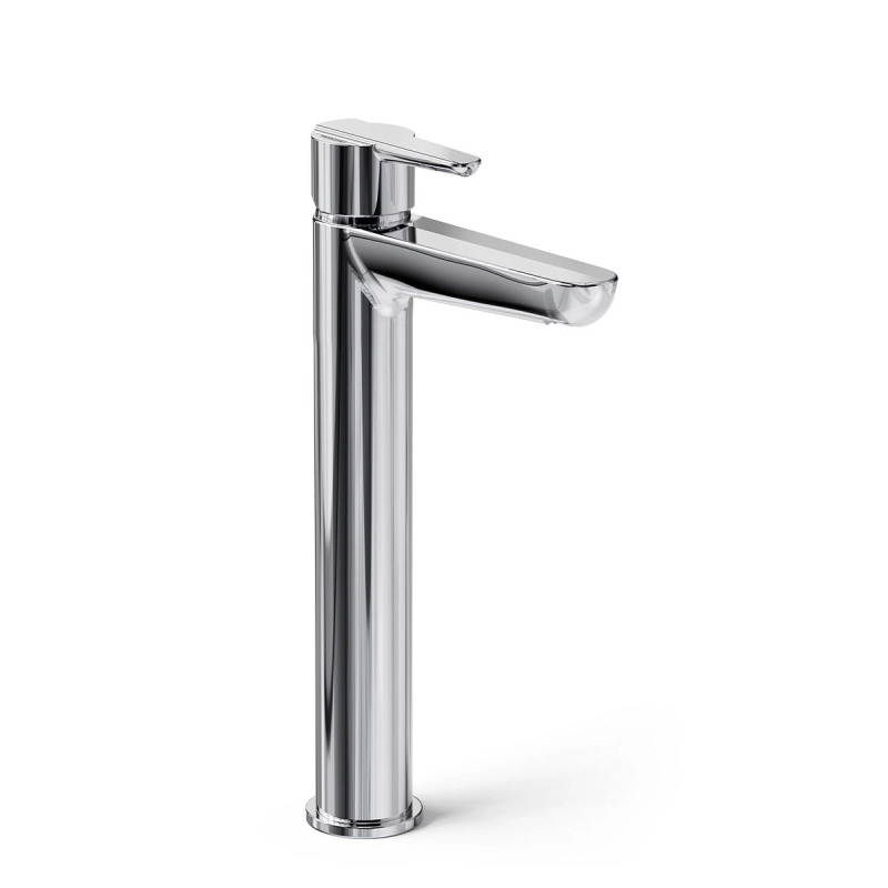 Grifería lavatorio apoyo alto monocomando Flat cromo - Hidromet