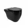 Ferrum Fontana Inodoro Largo Negro IOLQ2-NS