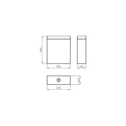 Ferrum Fontana Deposito de Apoyo Negro DOW4F-NS