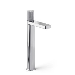 Grifería Lavatorio Alto Monocomando Texture Cromo - Hidromet