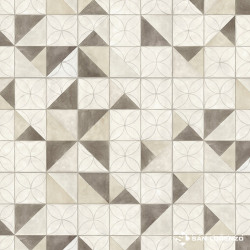 San Lorenzo - Flower Overlap tiza 45.3x45.3 cm