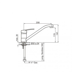 FV GRIF. ARIZONA MONOC..COCINA MES 411.01/B1