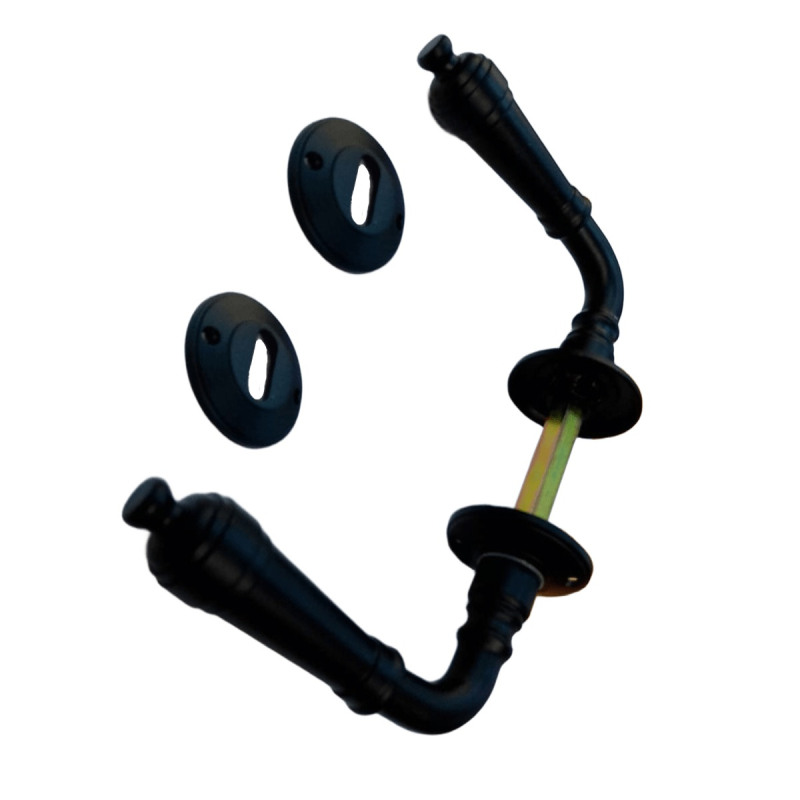 Manija Trocadero - Doble Balancín - bronce 45mm negro