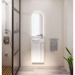 Vanitory Schneider Alma colgar boreal 40cm - Losa - Mesada de 1 Agujero