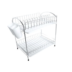 Escurridor cromo Escurridor estructura metálica con cubierto PVC