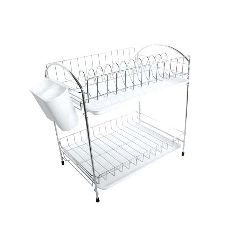 Escurridor cromo Escurridor estructura metálica con cubierto PVC