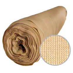 Media sombra 90% beige ancho 4m x ml