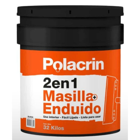 Masilla placa yeso 32kg 2 en 1 - Polacrin