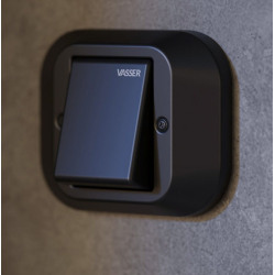 Válvula descarga tecla negra - Vasser