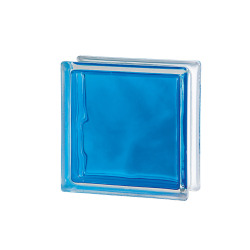 Ladrillo vidrio nube azul francia 19X19X8