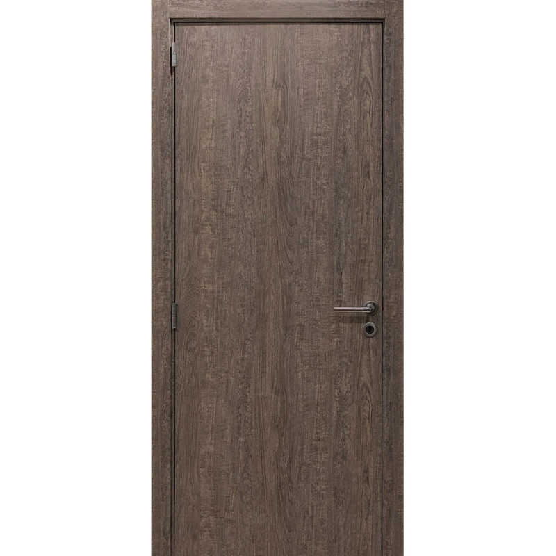 Puerta placa Elite Vison - Simple contacto - Marco madera (Izquierda) 70x14x204