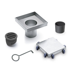 Pileta patio 10x10  (2 en 1) Tapa de acero inoxidable Atrim