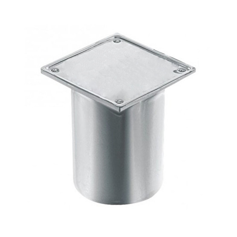 Desague polipropileno  - Portareja 12x12cm ciega de acero - 110