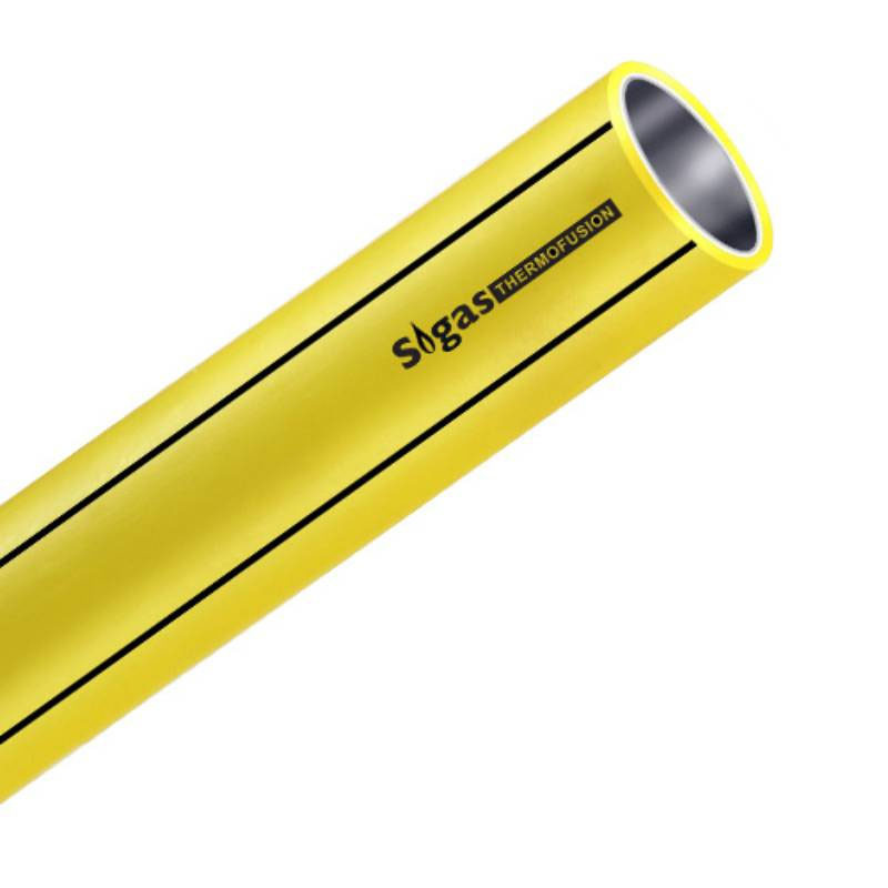 Fusiogas Caño acero polietileno 40mm x 4m 0200040