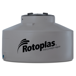 Tanque polietileno tricapa Gris Flat - Rotoplas - x 1000 lt