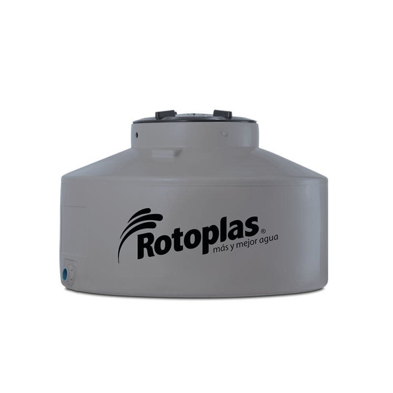 Tanque polietileno tricapa Gris Flat - Rotoplas - x 500 lt