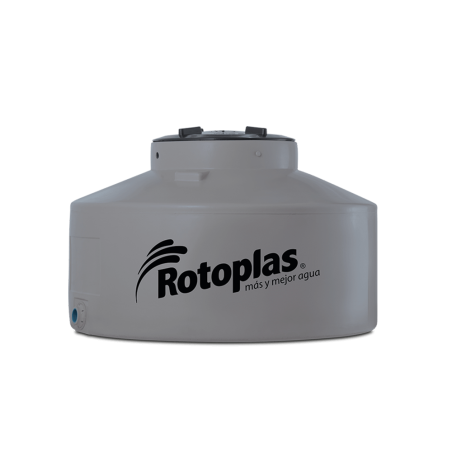 Tanque polietileno tricapa Gris Flat - Rotoplas - x 500 lt