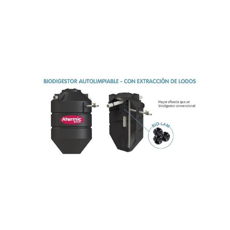 Biodigestor 1500 lt - Atermic