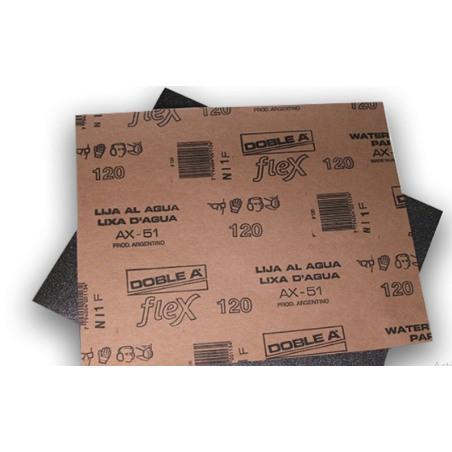 Papel lija al agua Gr 600