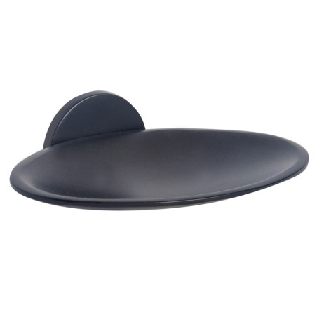 Jabonera Mini A - Accesorio de baño Amurar - Negro