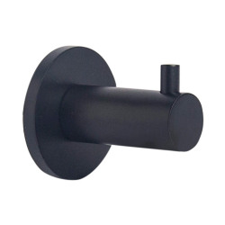 Percha simple Mini A - Accesorio de baño Amurar - Negro