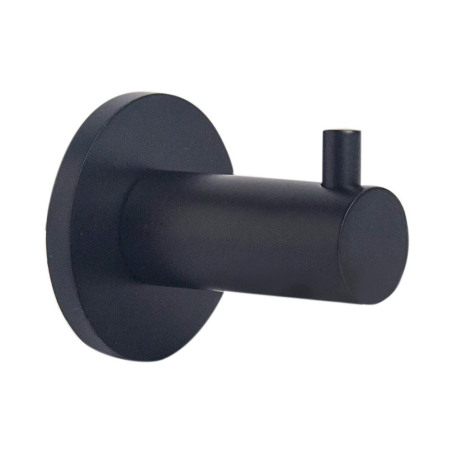 Percha simple Mini A - Accesorio de baño Amurar - Negro