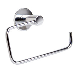 Portarrollo Mini A - Accesorio de baño Adhesivo - Cromo brillante