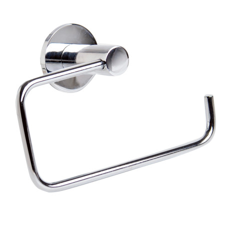 Portarrollo Mini A - Accesorio de baño Adhesivo - Cromo brillante