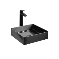 Bacha Ferrum Mola Cuadra 36cm Negro Metalizado - LC36CNM