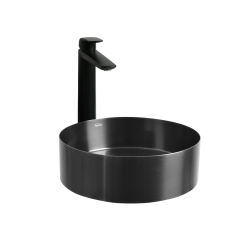 Bacha Ferrum Mola Redonda 40cm Negro Metalizado - LD400NM