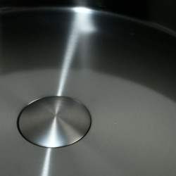 Bacha Ferrum Mola Redonda 40cm Negro Metalizado - LD400NM