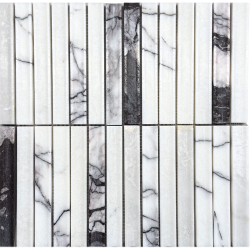 Fika Stone Concave Carrara Brown 30,2x31cm -  X unidad