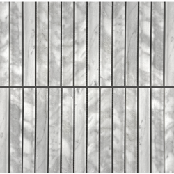 Fika Stone Concave Carrara White 30,2x31cm -  X unidad