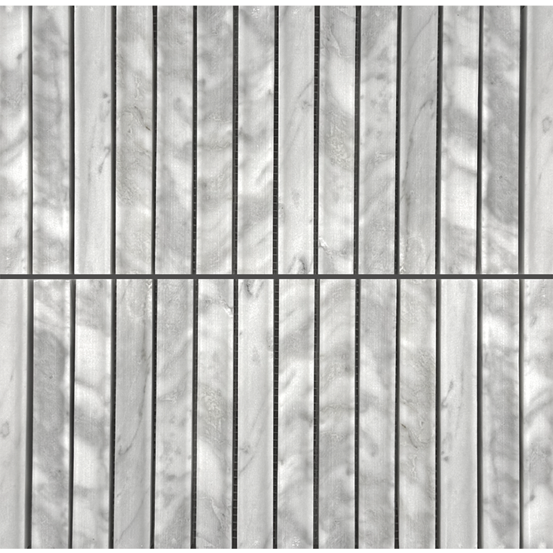 Fika Stone Concave Carrara White 30,2x31cm -  X unidad