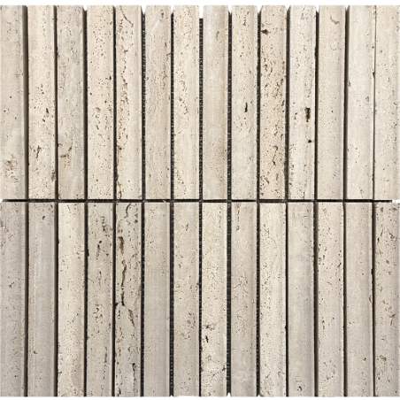 Fika Stone Concave Travertino beige 30,2x31cm -  X unidad