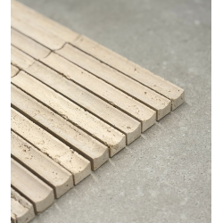 Fika Stone Concave Travertino beige 30,2x31cm -  X unidad