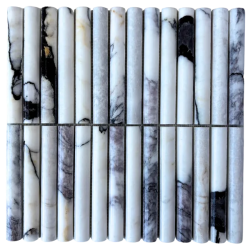 Fika Stone Convex Carrara Brown 30,2x31cm -  X unidad