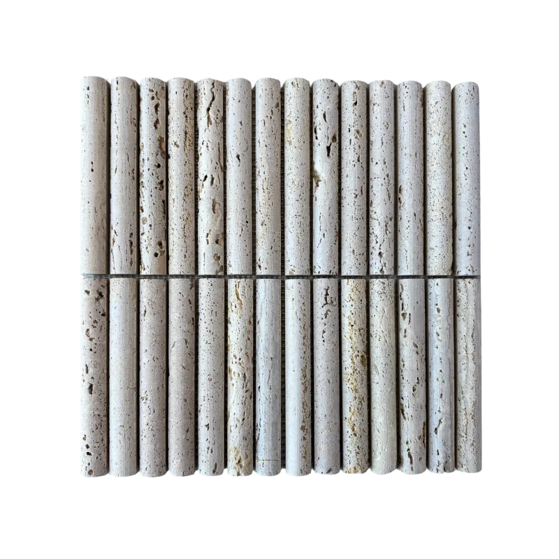 Fika Stone Convex Travertino Beige 30,2x31cm -  X unidad