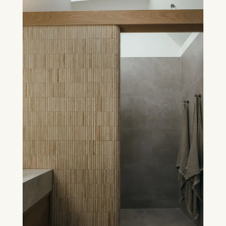 Fika Stone Convex Travertino Beige 30,2x31cm -  X unidad