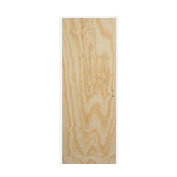 Puerta placa Marco aluminio blanco (Izquierda) 70x07 Pino - Piamel
