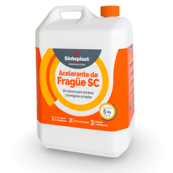 Acelerante frague sin cloruro 5Kg - Sinteplast