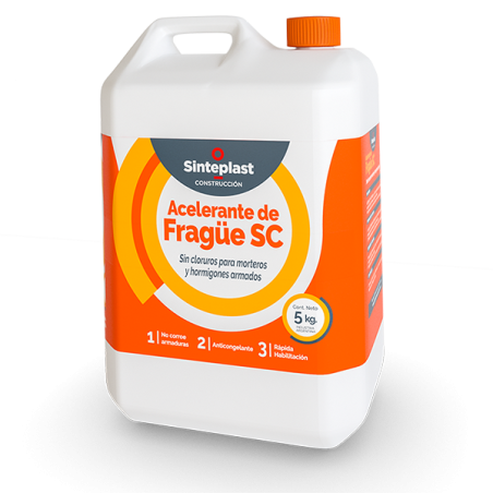 Acelerante frague sin cloruro 5Kg - Sinteplast