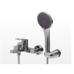 Grifería Vasser troya monocomando bañera exterior con transferencia