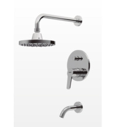 Grifería Vasser troya monocomando bañera embutir con transferencia