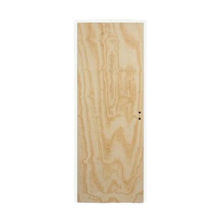 Puerta placa Marco aluminio blanco (Izquierda) 80x07 Pino - Piamel